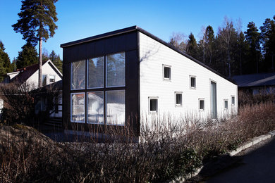 Inspiration for a contemporary exterior home remodel in Stockholm