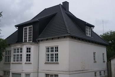 Exemple d'une façade de maison victorienne.