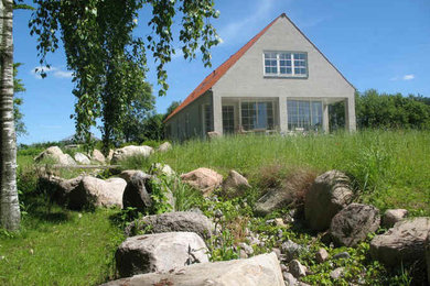 Cette photo montre une façade de maison nature.