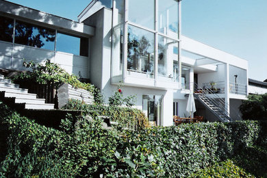 Example of a minimalist exterior home design in Copenhagen