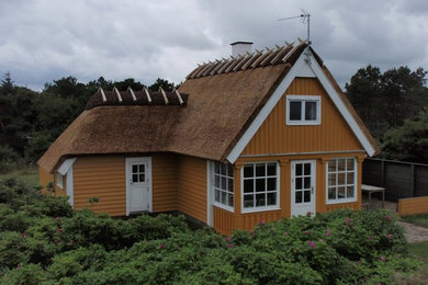 Photo of a farmhouse house exterior in Copenhagen.