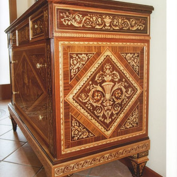 Impero style furniture and carved handmade furniture in Brianza