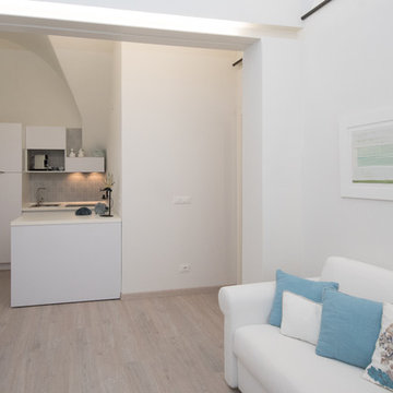 ingresso soggiorno appartamento ristrutturato Borgo Ligure