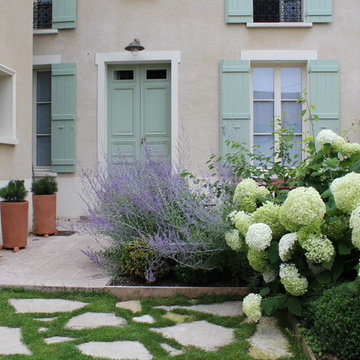 Aménagement d'un jardin de ville en Champagne