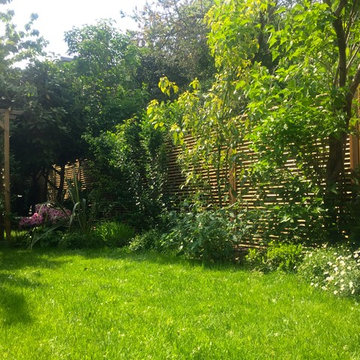 Aménagement paysager d'un jardin à Suresnes...