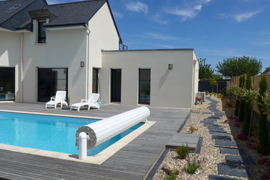Réalisation d'un jardin design.
