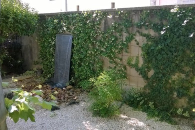 Aménagement d'un jardin contemporain.