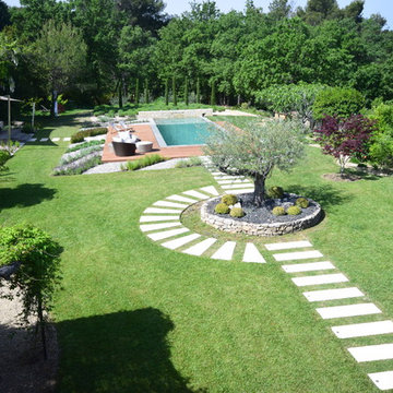 Jardin contemporain - Trets
