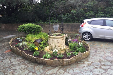 This is an example of a mediterranean garden in Marseille.