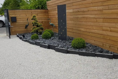 This is an example of a modern garden in Le Havre.