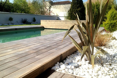 Terrasse bois, platelage piscine 94