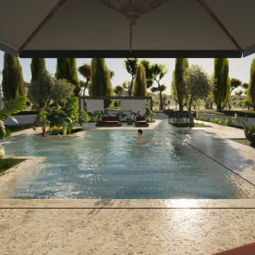 VILLA SB - Création jardin piscine