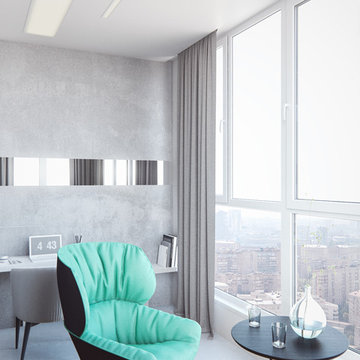 Apartment 80 m2 minimalism style