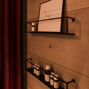 Einfamilienhaus in München - Gestaltung Sauna, Wohnbereich, Flur