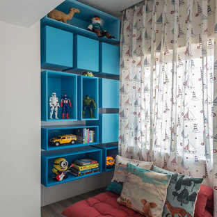 Ispirazione per una cameretta per bambini da 1 a 3 anni contemporanea
