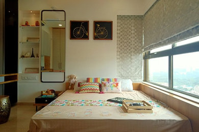 ムンバイにあるエクレクティックスタイルのおしゃれな子供部屋の写真