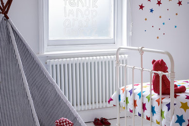 Contemporary kids' bedroom in Buckinghamshire.