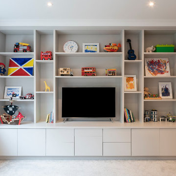 Cabinetry for toy storage