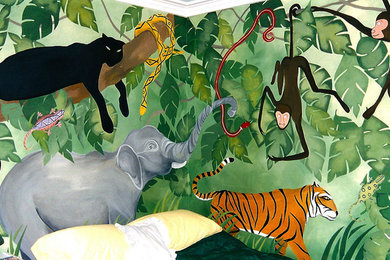 Children's Jungle mural