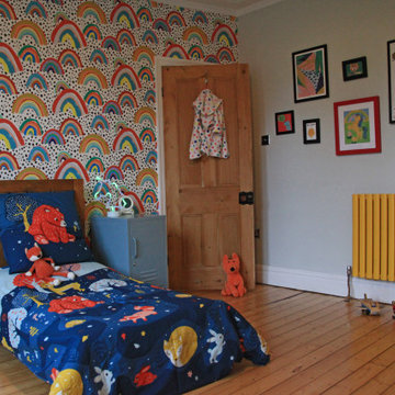 Colourful Rainbow Kids Bedroom