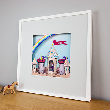 Framed, Personalised 3D wall art