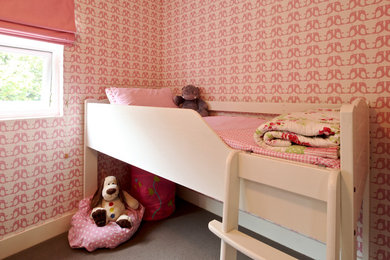Example of a trendy kids' room design in London