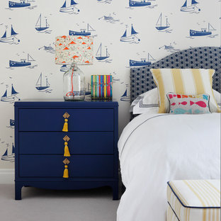 Coastal kids' bedroom in London.