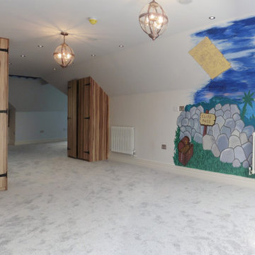 Interior mural for child's playroom/bedroom