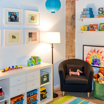 Loft Apartment Toddler Boys Room