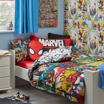 Marvel Comic Themed Boys Bedroom