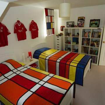 Mondrian style kid's bedroom