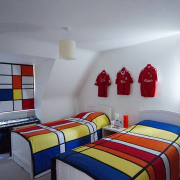 Mondrian themed kid's bedroom