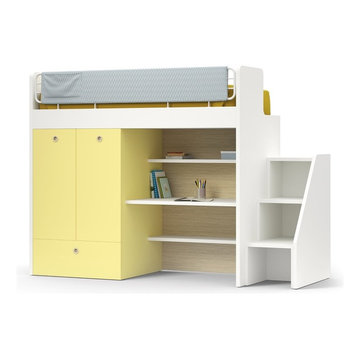 Nidi Childrens Bunk Bed with Storage Solutions