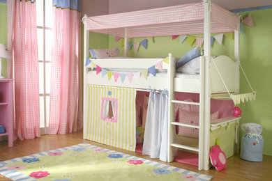 Rural kids' bedroom in London.
