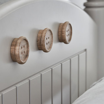 Seascapes | Buttons Grey Children's Bed