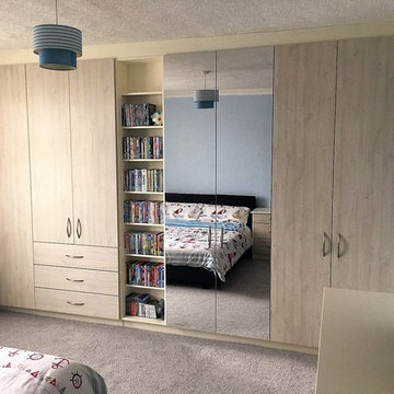 Swiss White Larch and Alabaster Bedroom