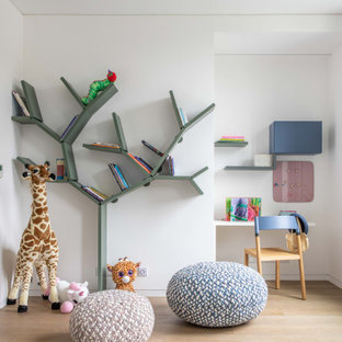 Inspiration for a contemporary kids' bedroom in London.