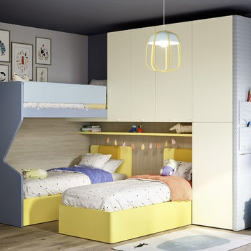 Triplets Bedroom Ideas from Go Modern