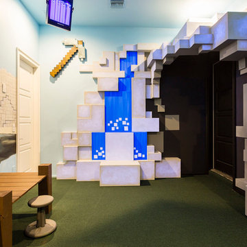 3D Minecraft Room