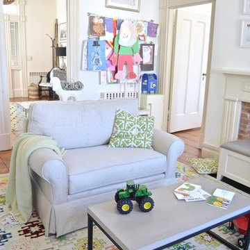 A Colorful Spring Playroom