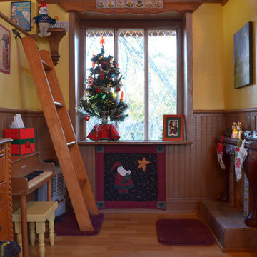 A Magical Tree House Lights Up for Christmas