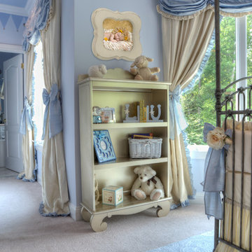 A Royal Prince Nursery in Baby Blue and Silver