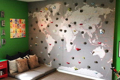 Design ideas for a contemporary kids' bedroom in Denver.