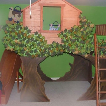 Amazing Boys Tree House Theme Room