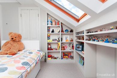 Contemporary kids' bedroom in London.