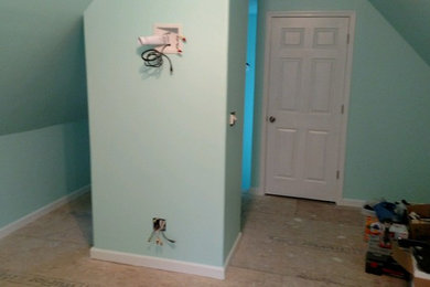 Example of a small classic kids' room design in Cleveland