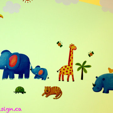 Baby Boy Safari Theme Nursery