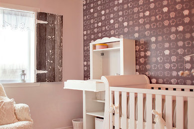 This is an example of a contemporary nursery in Montreal.