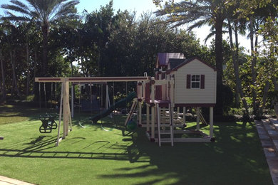 Backyard Play Set with Playhouse