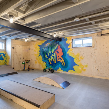 Basement skate park!!